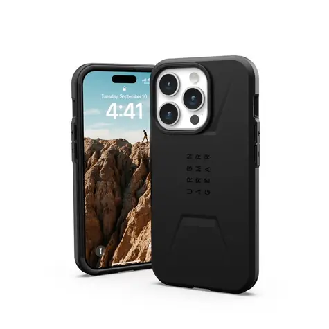 UAG Civilian MagSafe ochranný kryt pro Apple iPhone 15 Pro černá 