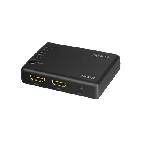 LogiLink HD0036 černá / HDMI rozbočovač / 1x vstup / 4x výstup / HDMI 1.4