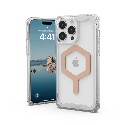 UAG Plyo MagSafe ochranný kryt pro Apple iPhone 15 Pro Max ice/rose gold 