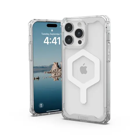 UAG Plyo MagSafe ochranný kryt pro Apple iPhone 15 Pro Max ice/white 