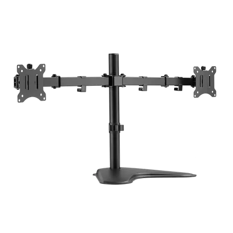 LogiLink BP0099 černá / Rameno na 2 monitory / VESA / 17