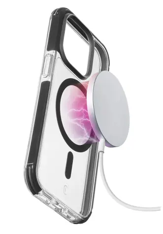 CellularLine Tetra Force Strong Guard Mag Ochranný kryt s podporou Magsafe pro Apple iPhone 15 Pro Max čirá