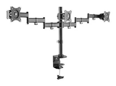 LogiLink BP0050 černá / Rameno na 3 monitory / VESA / 13