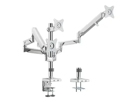 LogiLink BP0090 stříbrná / Rameno na 3 monitory / VESA / 17