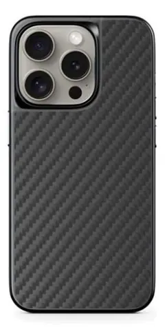 Epico Hybrid Carbon Magnetic Ochranné pouzdro s MagSafe pro Apple iPhone 15 Plus černá