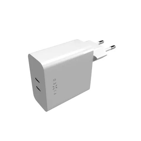 FIXED Síťová nabíječka 65W s USB-C výstupem a podporou PD bílá