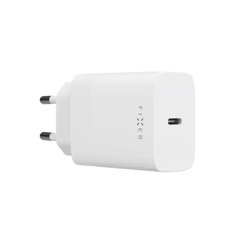 FIXED Síťová nabíječka 30W s USB-C výstupem a podporou PD bílá