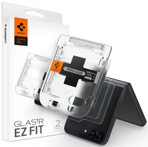 Spigen tR EZ Fit Cover ochranné sklo pro Samsung Galaxy Z Flip5 čirá 2 ks 