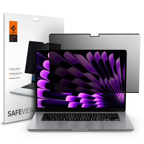 Spigen SafeView Privacy Filter ochranná folie pro MacBook Air 15