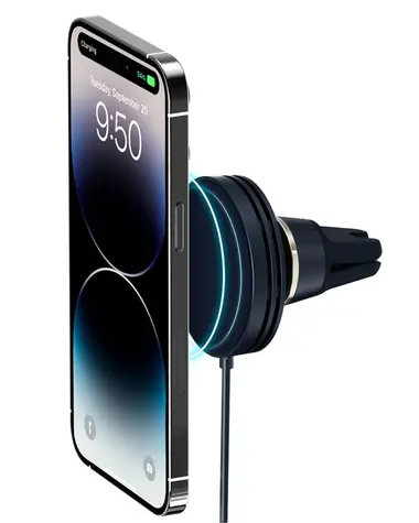 iOttie Velox Mini magnetický držák do auta s MagSafe černá