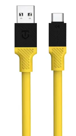 Tactical Fat Man Cable USB-A/USB-C 1m žlutá