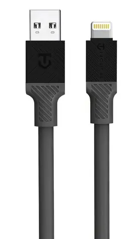 Tactical Fat Man Cable USB-A/Lightning 1m šedá