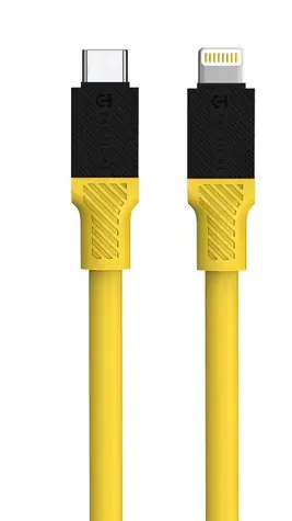 Tactical Fat Man Cable USB-C/Lightning 1m žlutá
