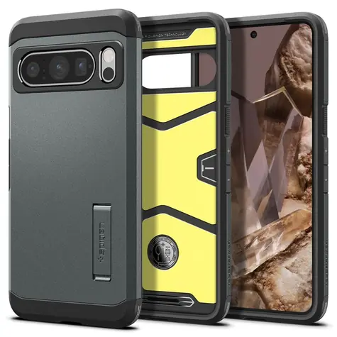 Spigen Tough Armor ochranný kryt pro Google Pixel 8 Pro zelená 