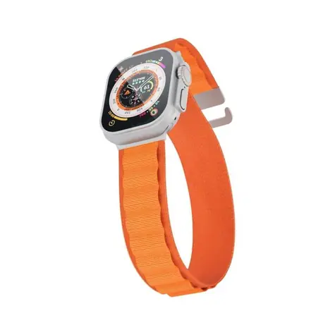 Epico Alpine Nylonový řemínek pro Apple Watch 42/44/45/49mm oranžová