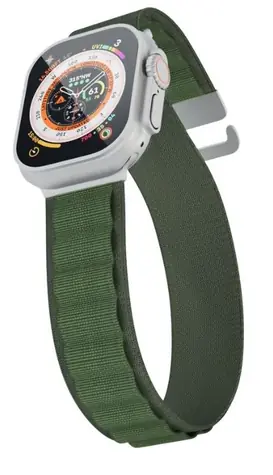 Epico Alpine Nylonový řemínek pro Apple Watch 42/44/45/49mm zelená