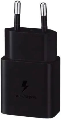 SAMSUNG EP-T2510 25W adaptér černá / USB-C nabíječka / rychlé nabíjení / bez kabelu  
