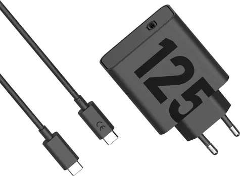 Motorola TurboPower 125W USB-C černá / Nabíječka do sítě / 1m / 6.5 A 