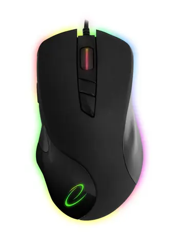 Esperanza EM132 černá / optická herní myš / 7200 DPI / USB / 7 tlačítek + kolečko / LED / 1.5 m 