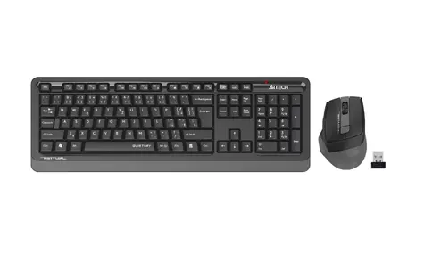 A4tech FGS1035Q šedá / set bezdrátová klávesnice + optická myš / CZ / USB