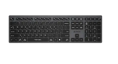 A4tech FBX50C šedá / Bezdrátová klávesnice / CZ/SK / Bluetooth 