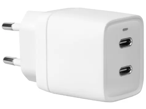 AVACOM HomePRO 2 Síťová dualní USB-C nabíječka s Power Delivery 40W / 2x USB-C (F)