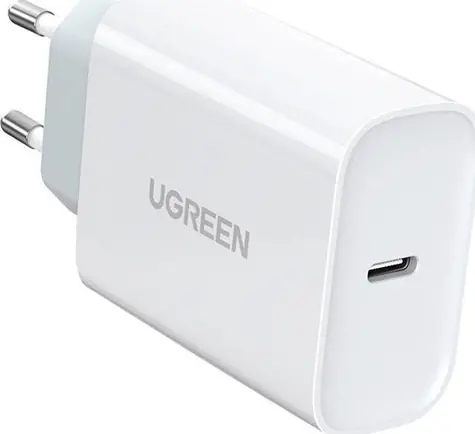 UGREEN Rychlonabijecí adaptér bílá / USB-C / 30W / PD3.0 / QC4.0