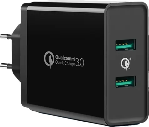 UGREEN CD161 Nabíječka černá / 2x USB-A / 36W / QC3.0