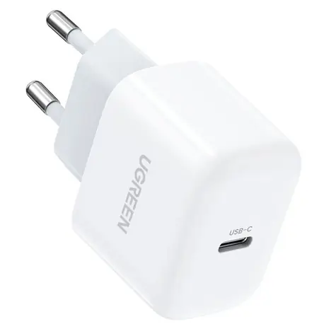 UGREEN CD241 Mini nabiječka bílá / 1x USB-C / 20W 
