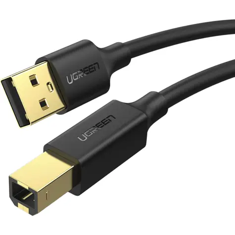 UGREEN Kabel USB-A (M) - USB-B (M) 1.5m černá