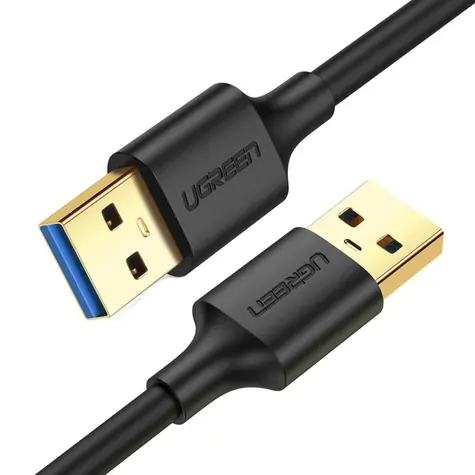 UGREEN Kabel USB-A 3.0 (M) - USB-A 3.0 (M) 0.5m černá