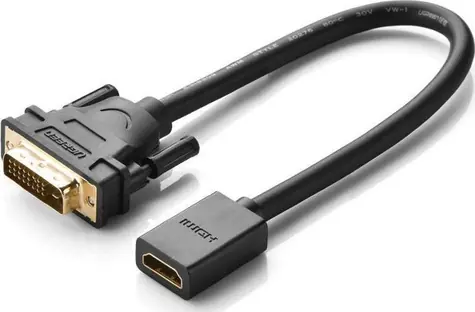 UGREEN Adaptér DVI (M) - HDMI (F) 0.15m černá