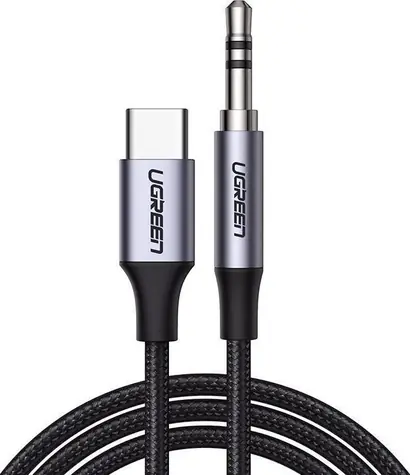 UGREEN CM450 Kabel USB-C (M) - 3.5mm Jack (M) 1m černá