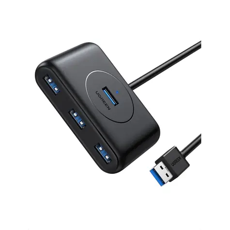 UGREEN Dokovací stanice 0.5m černá / 4x USB-A 3.0 (F)