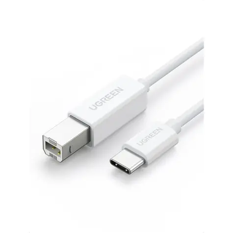UGREEN Kabel USB-C (M) - USB-B (M) 1.5m bílá