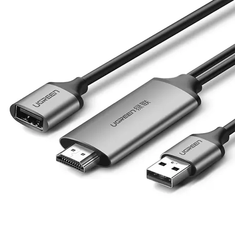 UGREEN Kabel USB-C (M) - HDMI (M) 1.5m černá / 4K 
