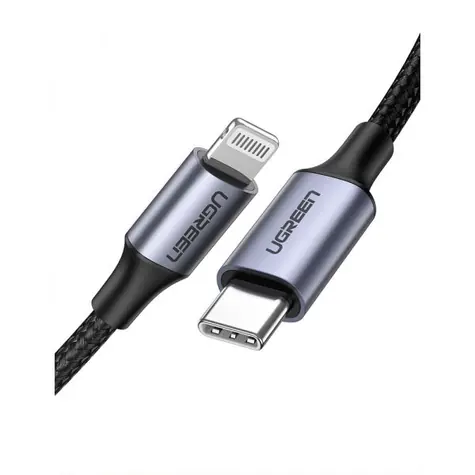 UGREEN 60759 Kabel USB-C (M) - Lightning (M) 1m černá 