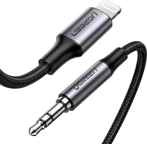 UGREEN 70509 Kabel Lightning (M) - 3.5mm Jack (M) 1m černá