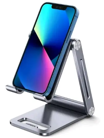 UGREEN 80708 Polohovatelný držák na telefon nebo tablet šedá 