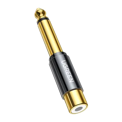 UGREEN 80731 Adaptér 6.35mm Jack (M) - 3.5mm Jack (F) šedá