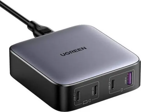 UGREEN CD328 Nexode Nabíječka šedá / 1x USB-A / 3x USB-C / 100W