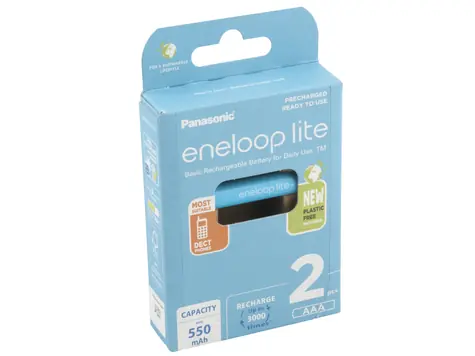 Panasonic Eneloop Lite N Nabíjecí baterie AAA 550mAh 2ks / Ni-MH / blistr