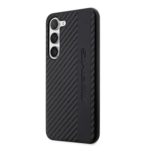 AMG Carbon Stripe Zadní Kryt pro Samsung Galaxy S23 černá