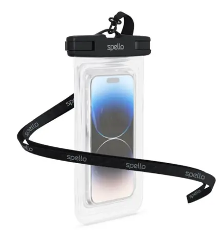 Epico Spello Vodotěsné pouzdro na telefon do 6.7” černá / IPX8