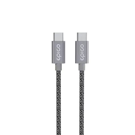 Epico kabel USB-C PD 60W 1.8m šedá / 2x USB-C (M)