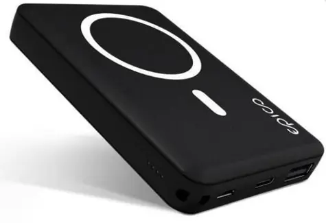 Epico Bezdrátová MagSafe power banka 5000mAh černá