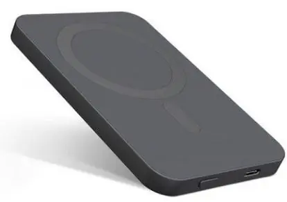 Epico Bezdrátová MagSafe power banka 5000mAh šedá