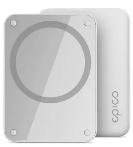 Epico Bezdrátová MagSafe power banka 4200mAh šedá
