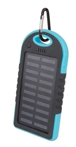 Setty Solární power banka 5000mAh modrá