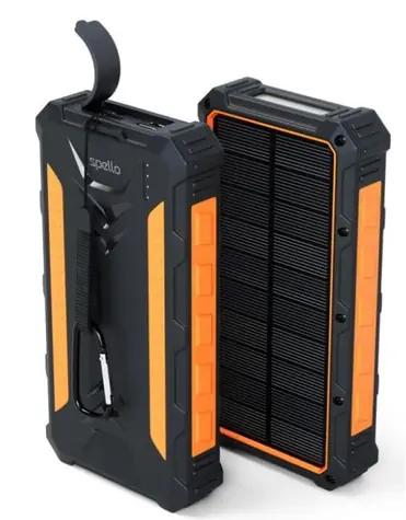 Epico Spello Solární power banka 24000mAh černá